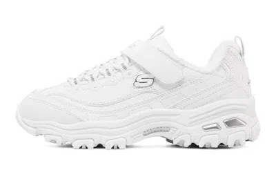 Skechers (gs)  Dlites Running Shoes 'white' In White