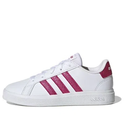 Adidas Originals (gs) Adidas Grand Court 2.0 Lifestyle Tennis 'white Real Magenta'