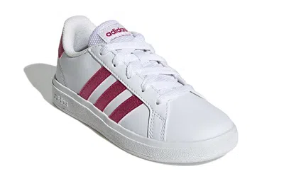 Adidas Originals (gs) Adidas Grand Court 2.0 Lifestyle Tennis 'white Real Magenta'