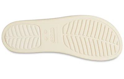 Crocs (wmns)  Brooklyn Slide 'white Beige' In Neutral