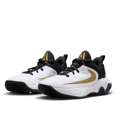 Nike (gs)  Giannis Immortality 4 'black White Gold' In White
