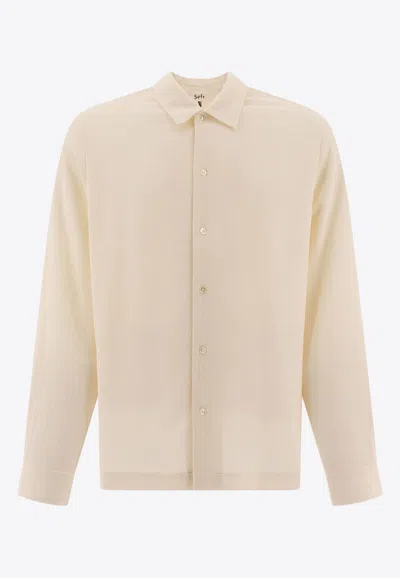 Séfr Sense Buttoned Shirt In Neutral