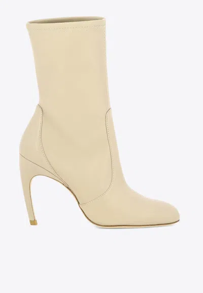 Stuart Weitzman Luxecurve 100 Nappa Leather Ankle Boots