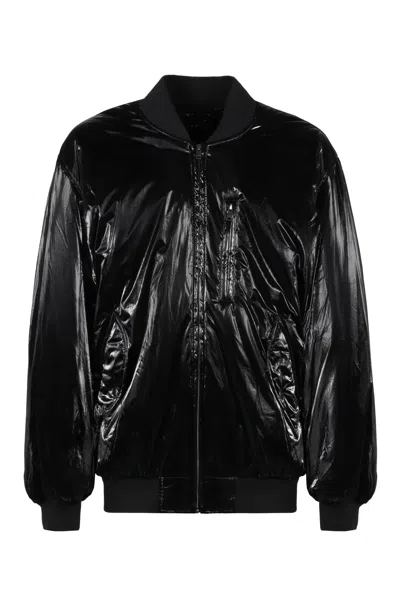 Isabel Marant Padded Bomber Jacket In Black