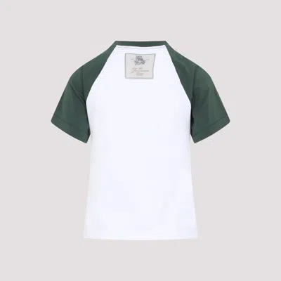 Jacquemus Cotton Blend T-shirt With Contrasting Raglan Sleeves