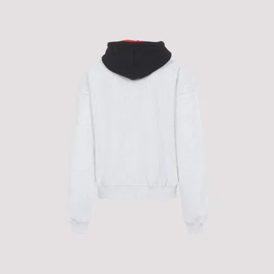 Jacquemus Light Grey Le Hoodie Baseball Sweatshirt Men In Gray
