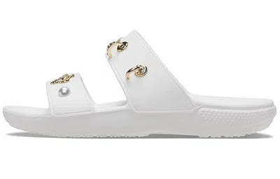 Crocs (wmns)  Soft Sole Cozy Outdoor Flat Heel Sports Slippers White