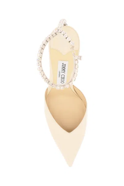 Jimmy Choo Saeda 85 Patent Pumps