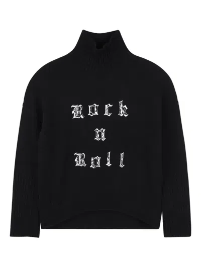 Zadig & Voltaire High-neck Pullover Sweater In Black