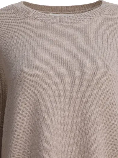 Lisa Yang Beige Knitted Cashmere Knitwear In Neutral