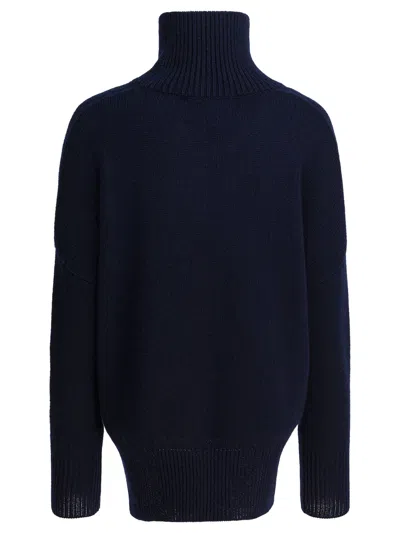 Lisa Yang Heidi Cashmere Turtle-neck Jumper In Blue