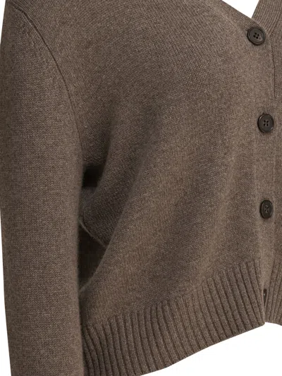 Lisa Yang Knitwear Brown In Brown