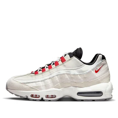Nike Air Max 95 Se 'double Swoosh - Light Bone Habanero Red'