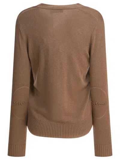 Max Mara S Brown Wool  Knitwear