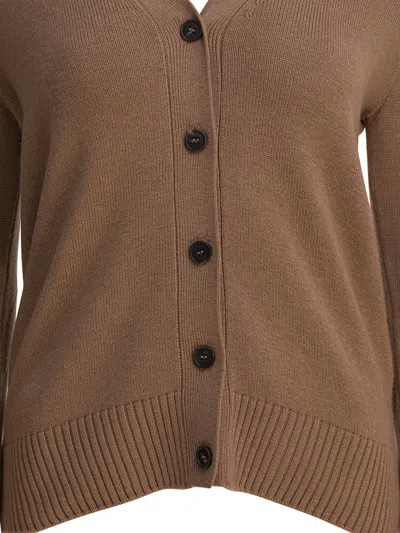 Max Mara S Brown Wool  Knitwear