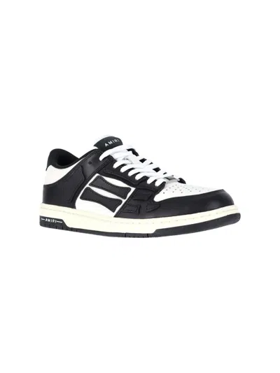 Amiri Contemporary Black Sneakers With Elevated Midsole