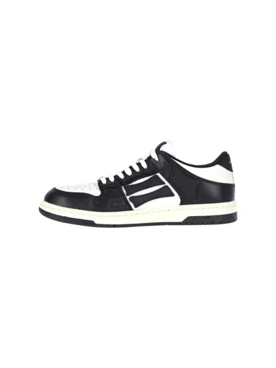 Amiri Contemporary Black Sneakers With Elevated Midsole