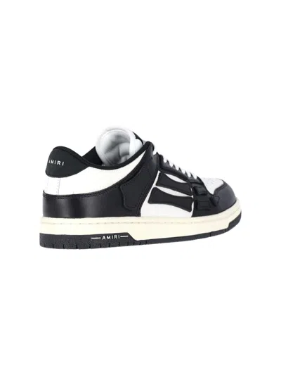 Amiri Contemporary Black Sneakers With Elevated Midsole