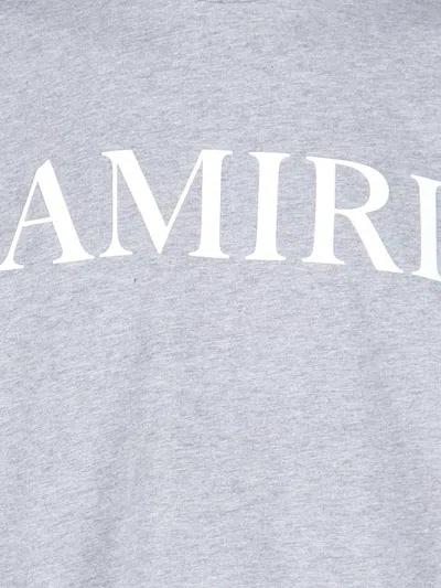 Amiri Stencil Logo-print Cotton-jersey T-shirt In Gray