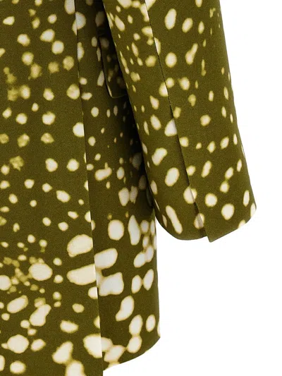 Dries Van Noten Basti Blazer In Green