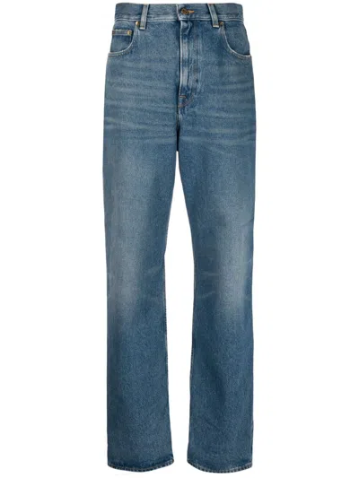 Golden Goose Kim Wide-leg Jeans Clothing In Blue