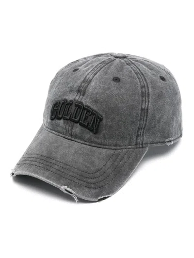Golden Goose Journey Baseball Cap Accessories In Gray