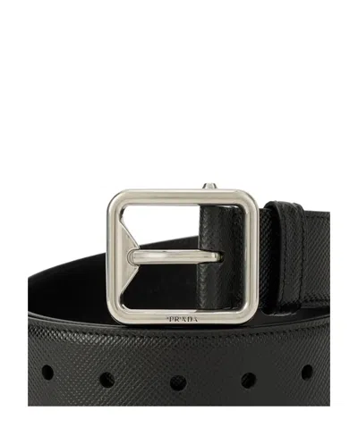 Prada Logo Belt