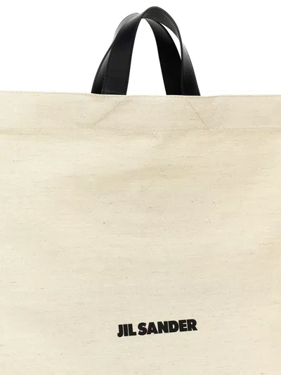Jil Sander Square Border Tote Bag