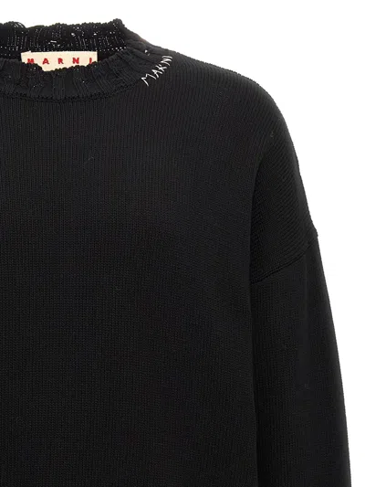 Marni Sweaters Blacks And Greys In Black