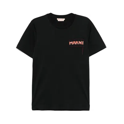Marni T-shirt In Black