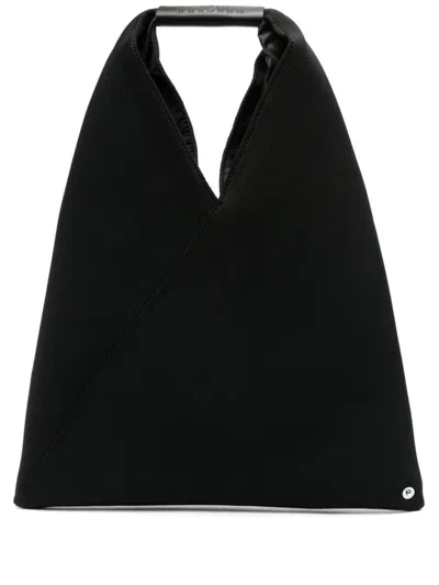 Mm6 Maison Margiela Japanese Bag In Mesh In Black