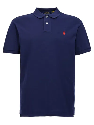 Polo Ralph Lauren Short Sleeve Polo Shirt In Blue