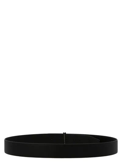 Tom Ford Logo-buckle Leather Belt In Black