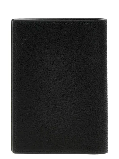 Tom Ford Logo Passport Holder In Black