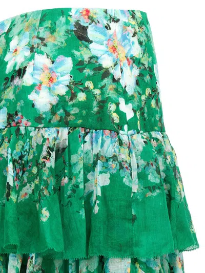 Zimmermann 'everley Tiered Midi' Skirt
