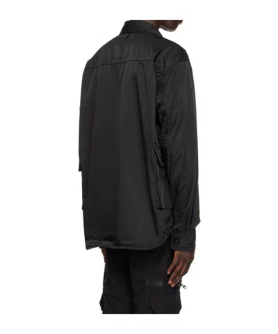 Junya Watanabe Asymmetric Pocket-detail Shirt In Black