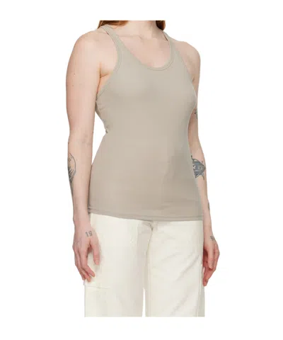 Filippa K Taupe Rib Tank Top