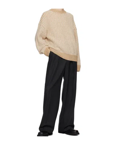 Filippa K Beige Twotone Sweater