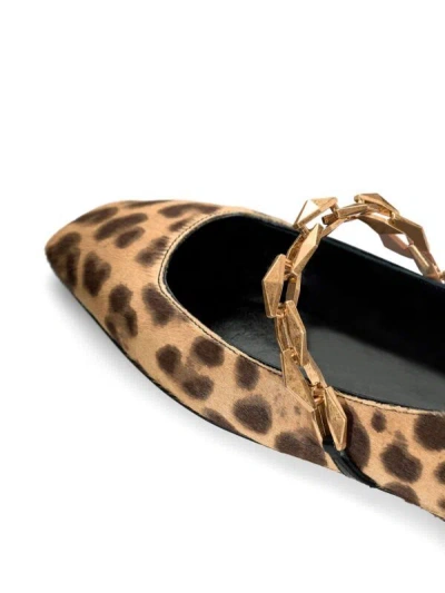 Jimmy Choo Round Toe Ballet Shoes