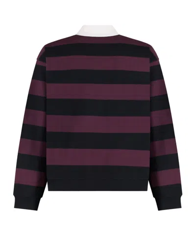 Agolde X Rsvp Gallery Long Sleeve Polo In Multi