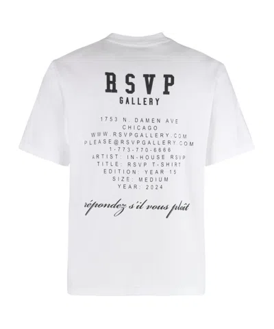 Agolde Short Sleeve Mock Neck In Gallery Print In White