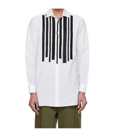 Junya Watanabe White Guy Rover Edition Customized Shirt In White