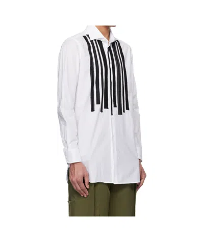 Junya Watanabe White Guy Rover Edition Customized Shirt In White