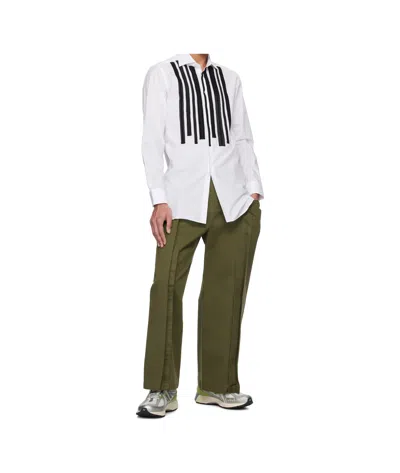 Junya Watanabe White Guy Rover Edition Customized Shirt In White