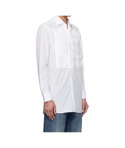 Junya Watanabe X Guy Rover Long-sleeved Shirt In White