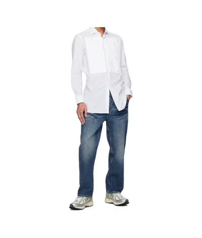 Junya Watanabe X Guy Rover Long-sleeved Shirt In White