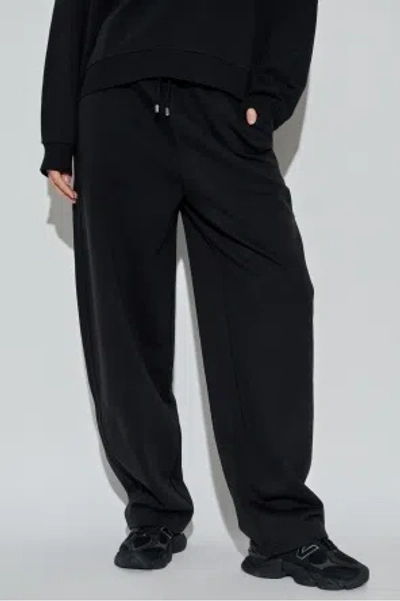 Sportmax Elastic Waist Sweatpants In Black