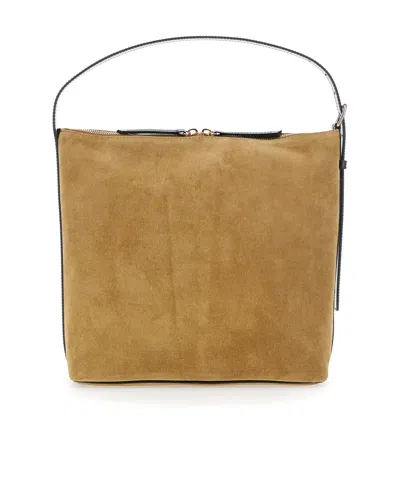 Apc Sac Vera Bags Suede And Smooth Leather In Brown