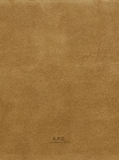 Apc Sac Vera Shoulder Bags Suede And Smooth Leather