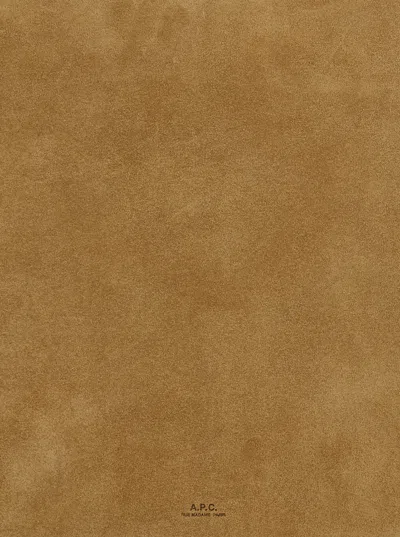 Apc Sac Vera Bags Suede And Smooth Leather In Brown